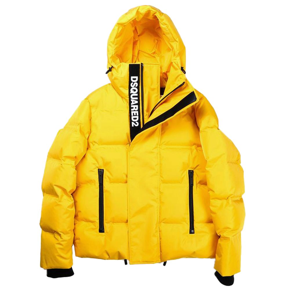 Dsquared² Gelbe Nylon Männer Jacke