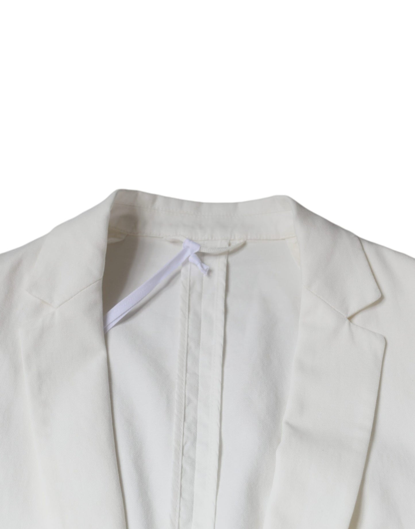 Dondup Weißer einreihiger formeller Blazer mit einem Knopf