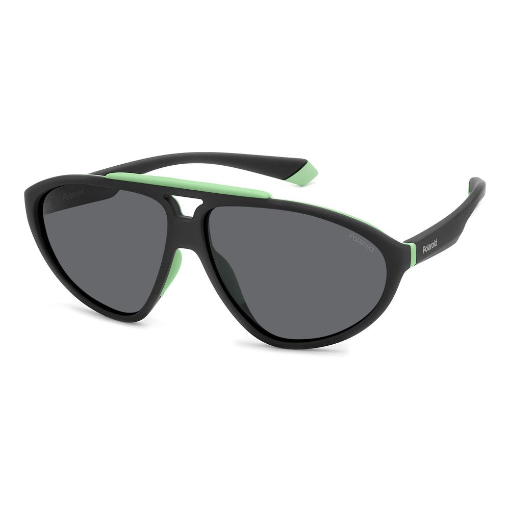 Polaroid Schwarze Gummi-Sonnenbrille