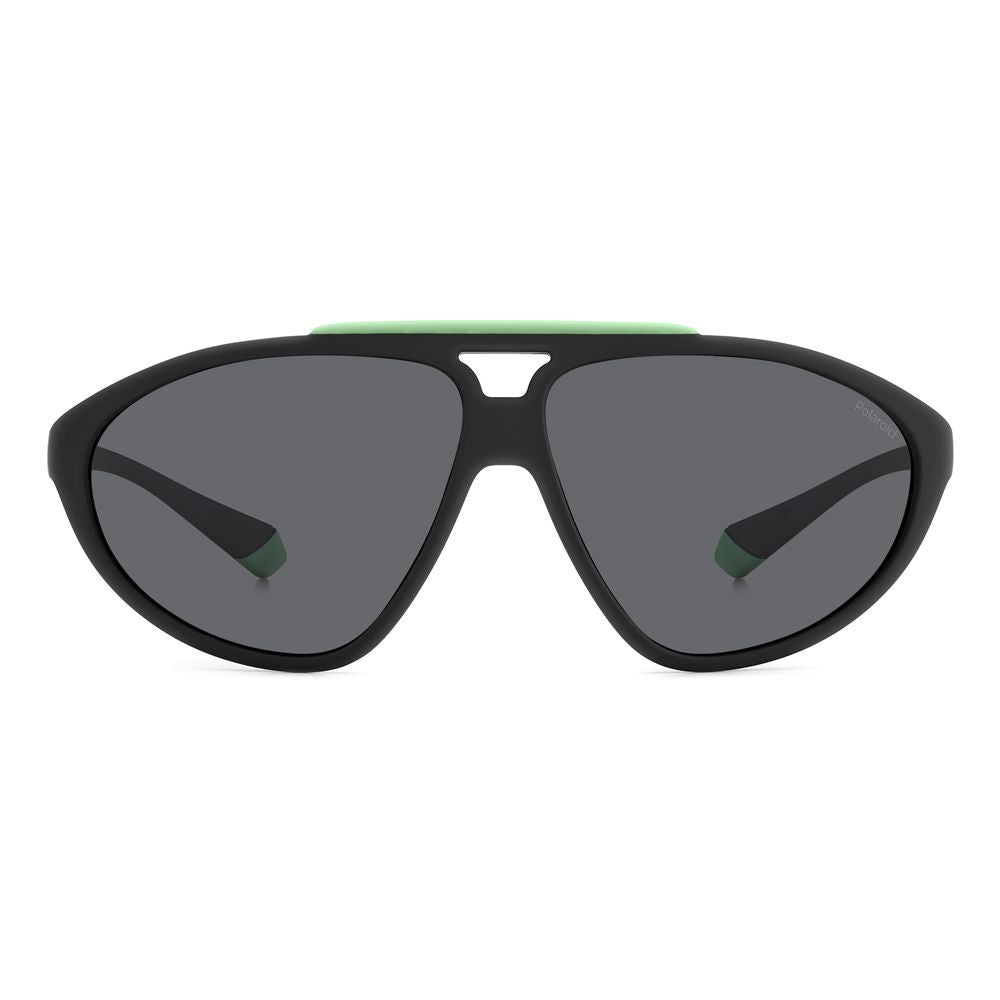 Polaroid Schwarze Gummi-Sonnenbrille