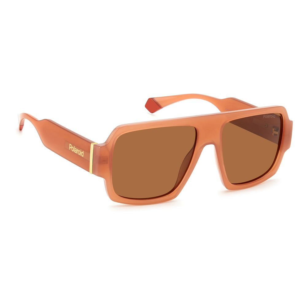 Polaroid Beige Sonnenbrille aus Harz