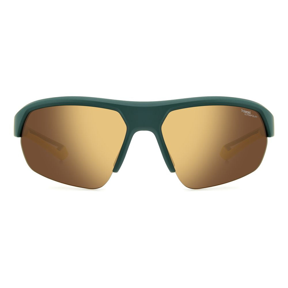 Polaroid Grüne Kunstharz-Sonnenbrille