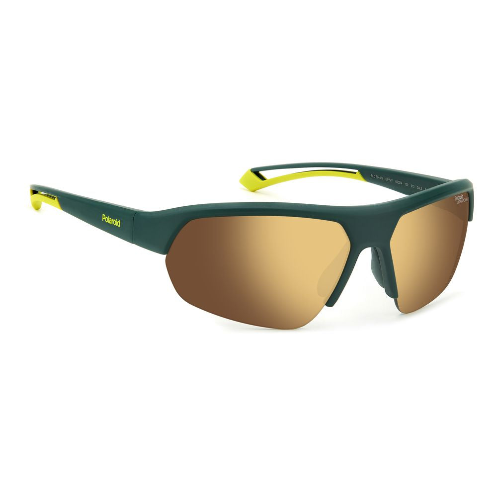 Polaroid Grüne Kunstharz-Sonnenbrille