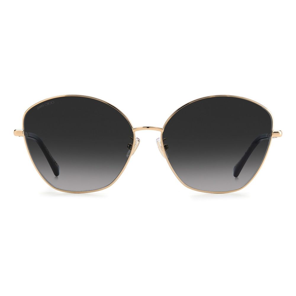 Jimmy Choo Goldene Metall-Sonnenbrille