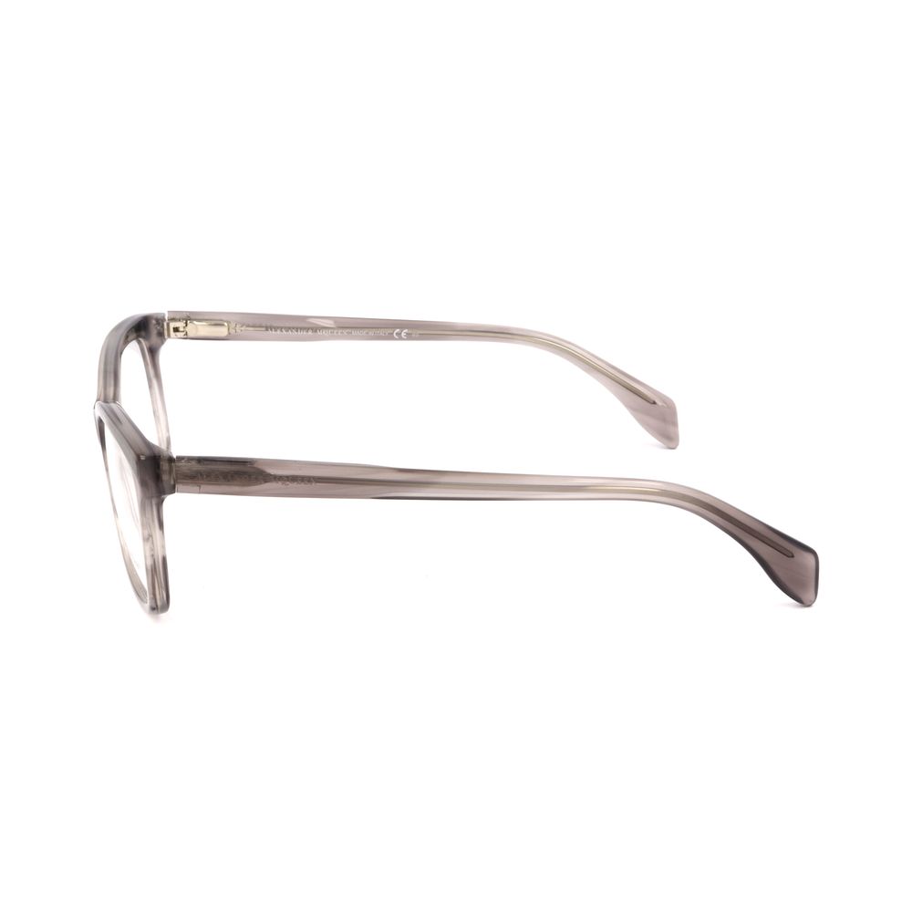Alexander McQueen Graue Acetat-Brillengestelle