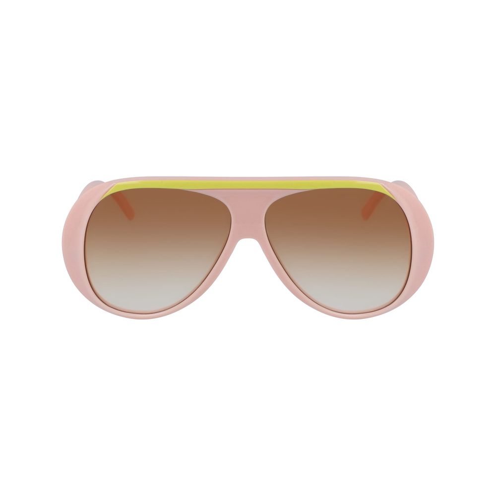 Longchamp Rosa Plastik-Sonnenbrille