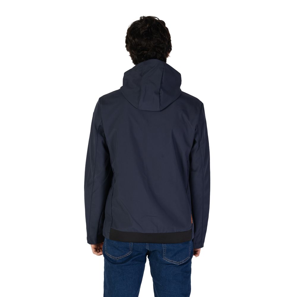 Suns Blaue Polyesterjacken &