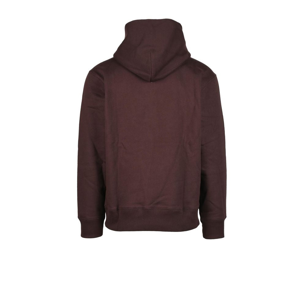 Adidas Brauner Baumwoll-Kapuzenpulli