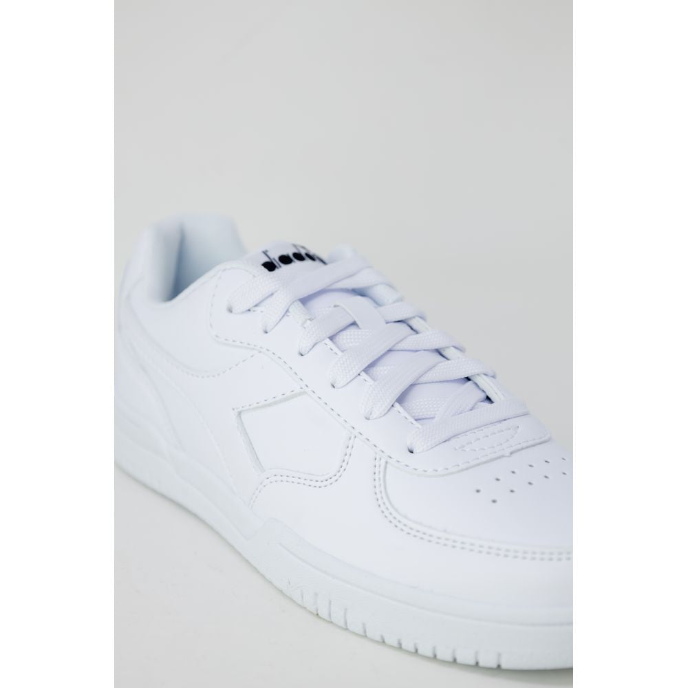 Diadora Weißes Kunstleder Sneaker