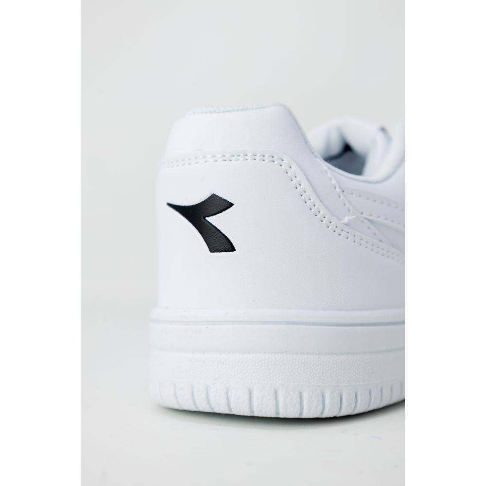 Diadora Weißes Kunstleder Sneaker