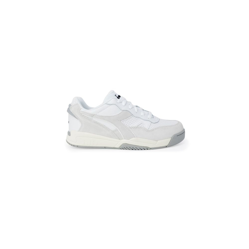 Diadora Weißes Kunstleder Sneaker