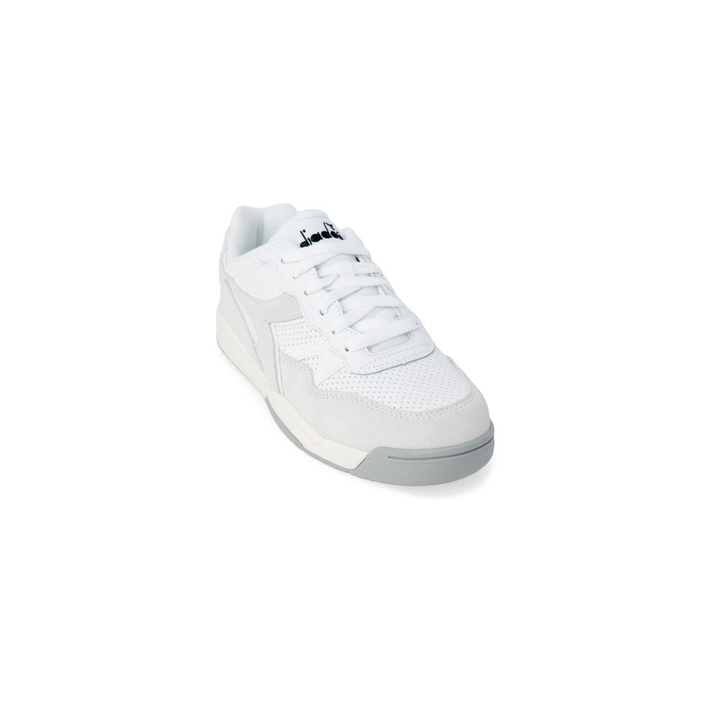 Diadora Weißes Kunstleder Sneaker