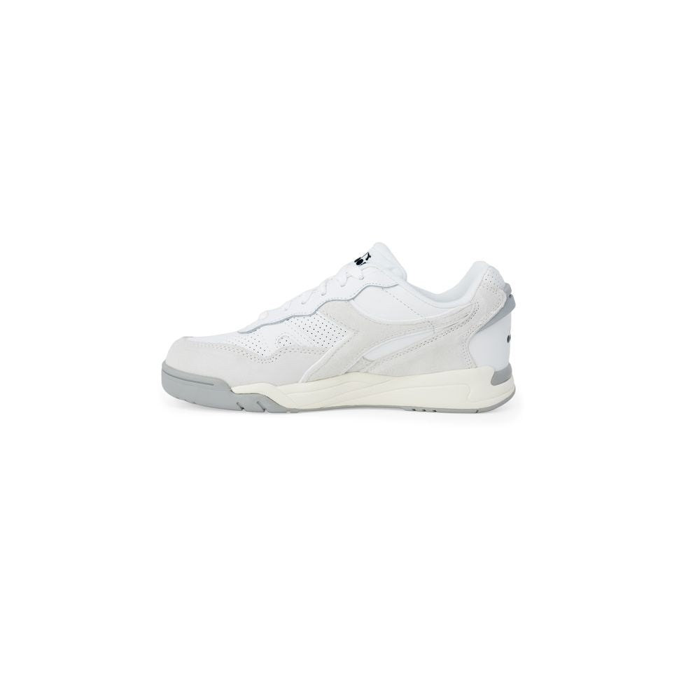 Diadora Weißes Kunstleder Sneaker
