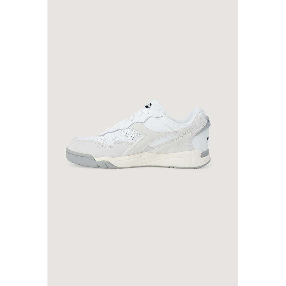 Diadora Weißes Kunstleder Sneaker