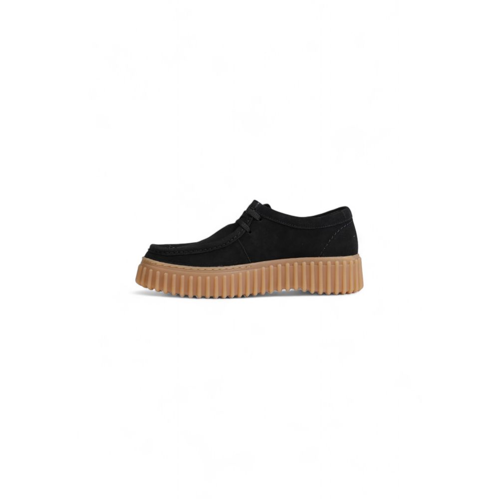 Clarks Schwarzes Wildleder Plateau
