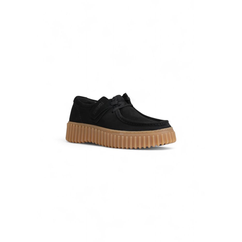 Clarks Schwarzes Wildleder Plateau