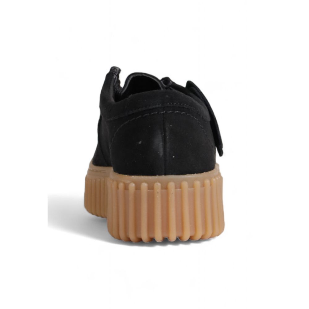 Clarks Schwarzes Wildleder Plateau