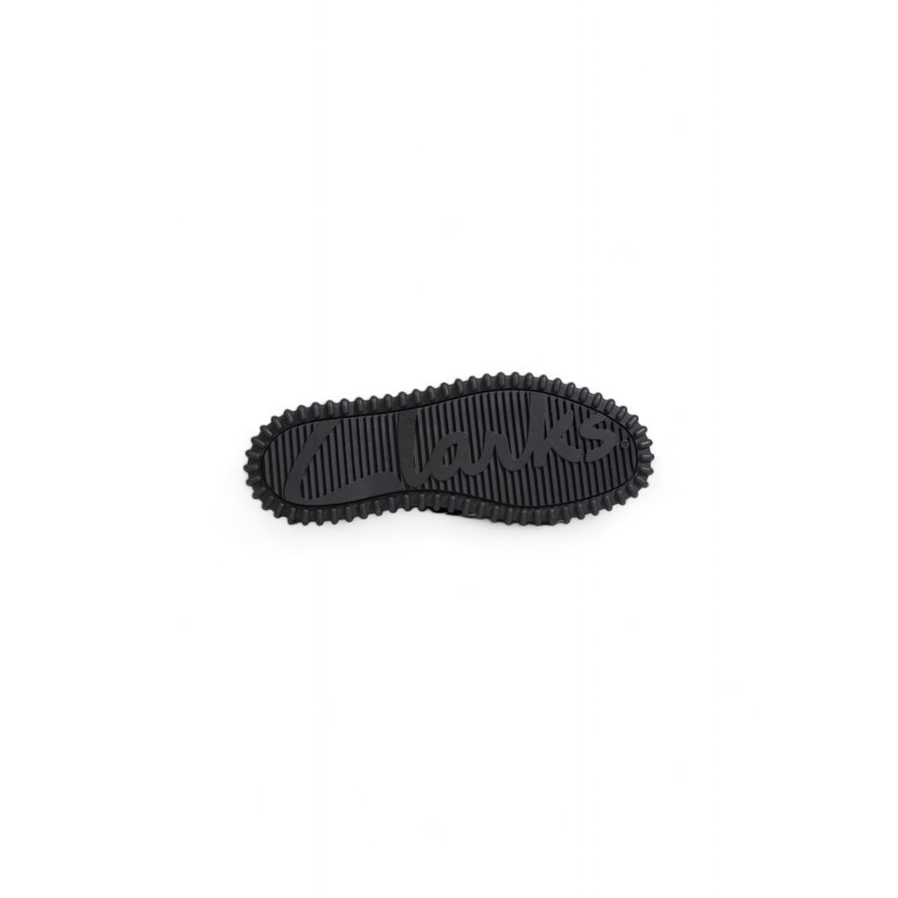 Clarks Schwarze Lederplattform