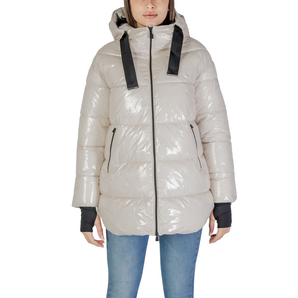 Suns Beigefarbener Polyamid-Parka