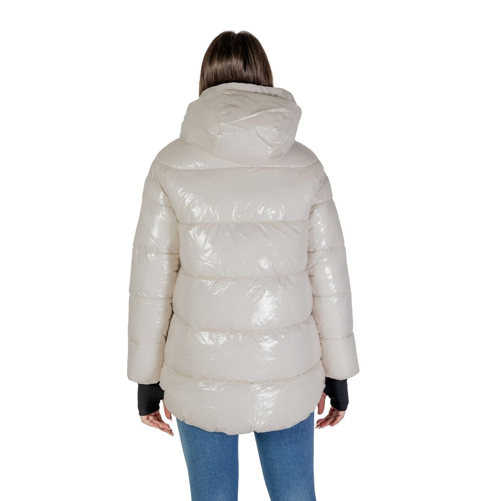 Suns Beigefarbener Polyamid-Parka