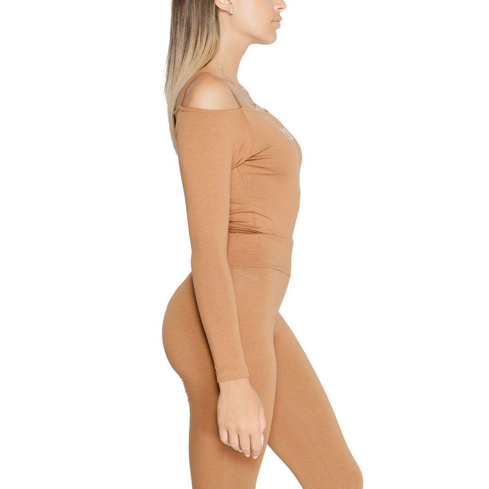 Icon Brauner Baumwoll-Bodysuit