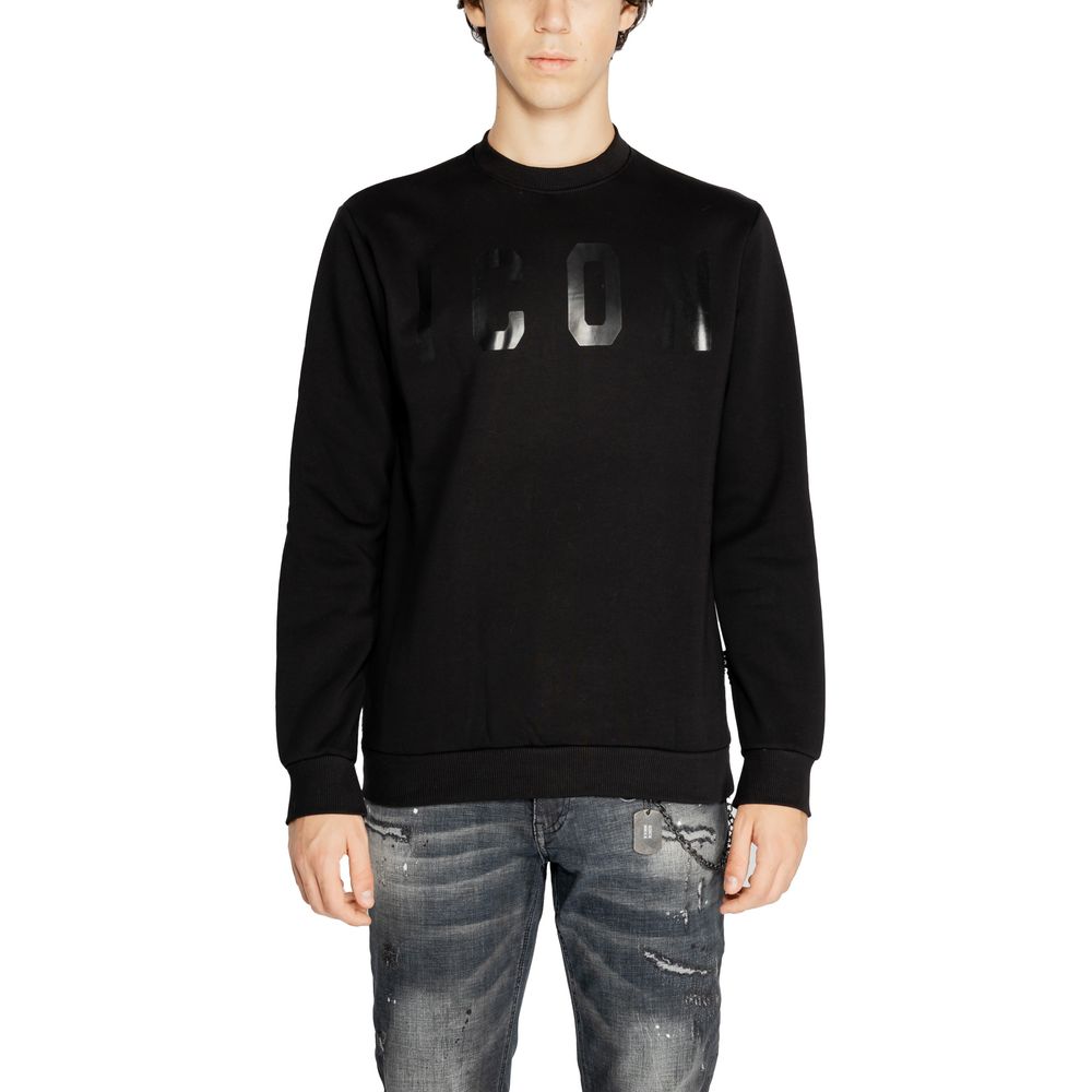 Icon Schwarzes Baumwoll-Sweatshirt