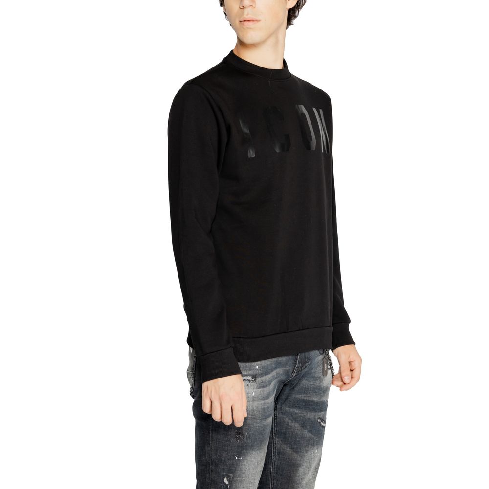 Icon Schwarzes Baumwoll-Sweatshirt
