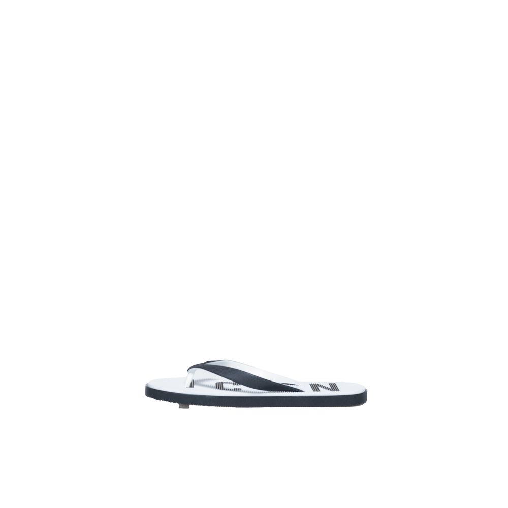 Icon Weiße Flip-Flop-Sandale aus Gummi