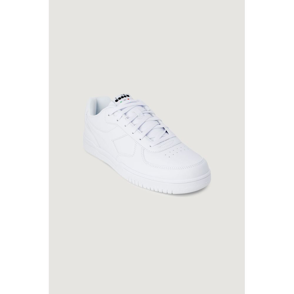 Diadora Weißes Kunstleder Sneaker