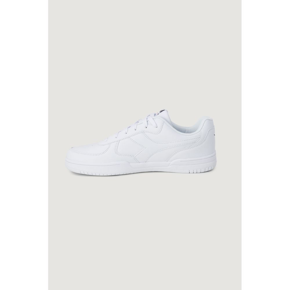 Diadora Weißes Kunstleder Sneaker