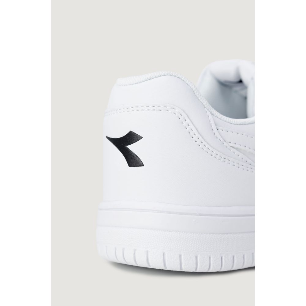 Diadora Weißes Kunstleder Sneaker