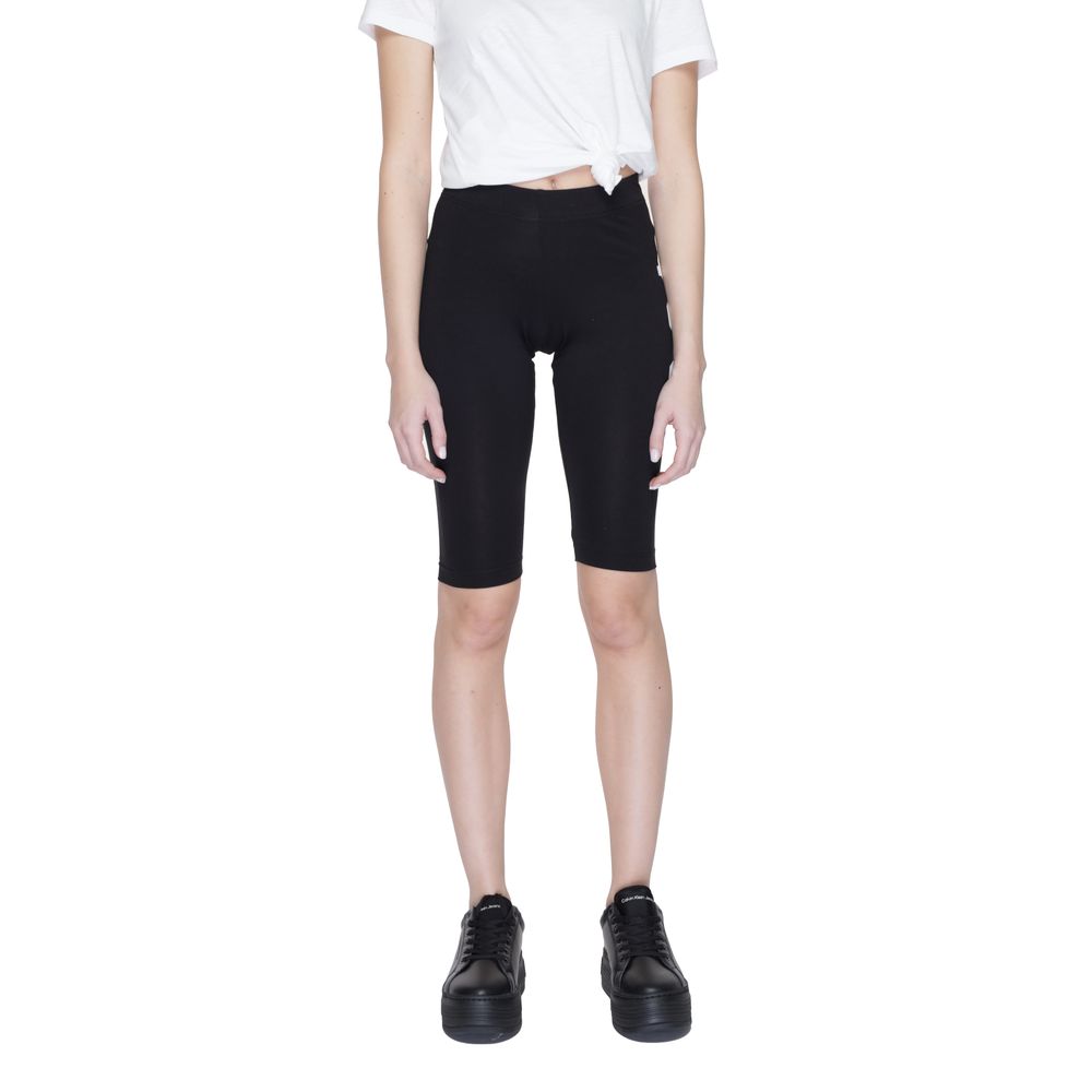 Icon Schwarze Baumwoll-Bermudas
