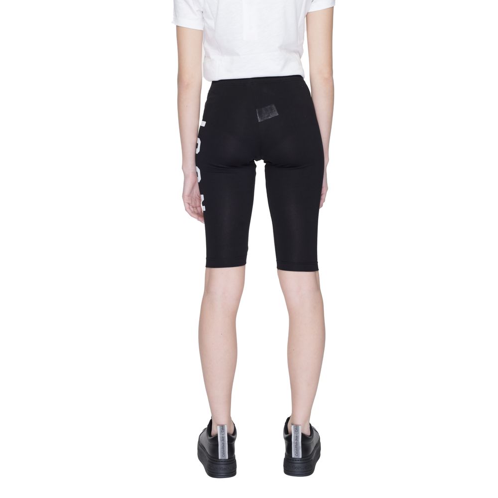 Icon Schwarze Baumwoll-Bermudas