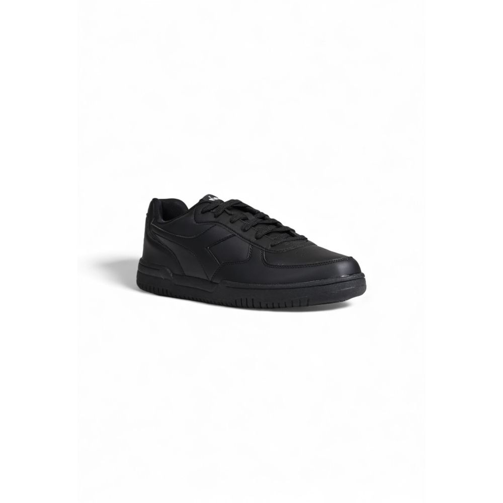 Diadora Schwarzer Kunstleder Sneaker