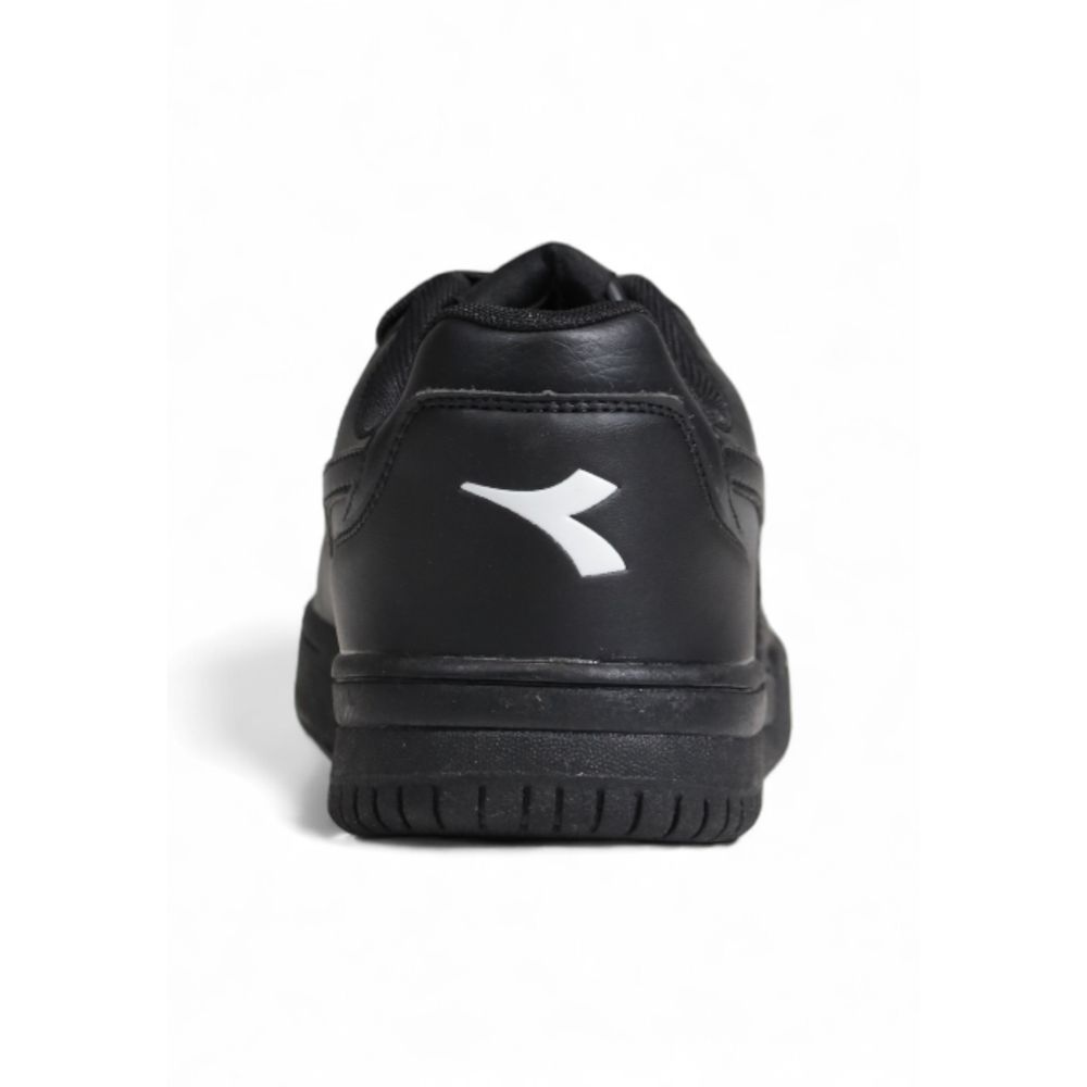 Diadora Schwarzer Kunstleder Sneaker