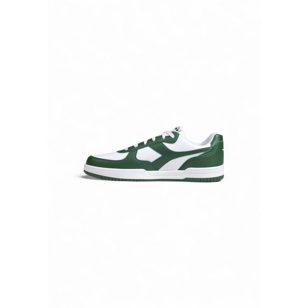 Diadora Grüner Kunstleder-Sneaker