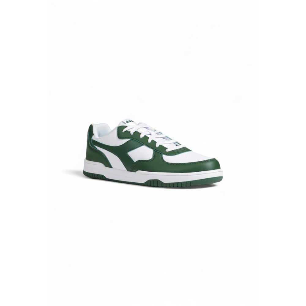 Diadora Grüner Kunstleder-Sneaker