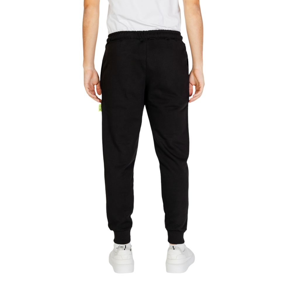 Icon Schwarze Baumwoll-Jogger Workout-Hose