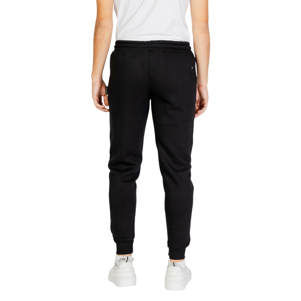 Icon Schwarze Baumwoll-Jogger Workout-Hose