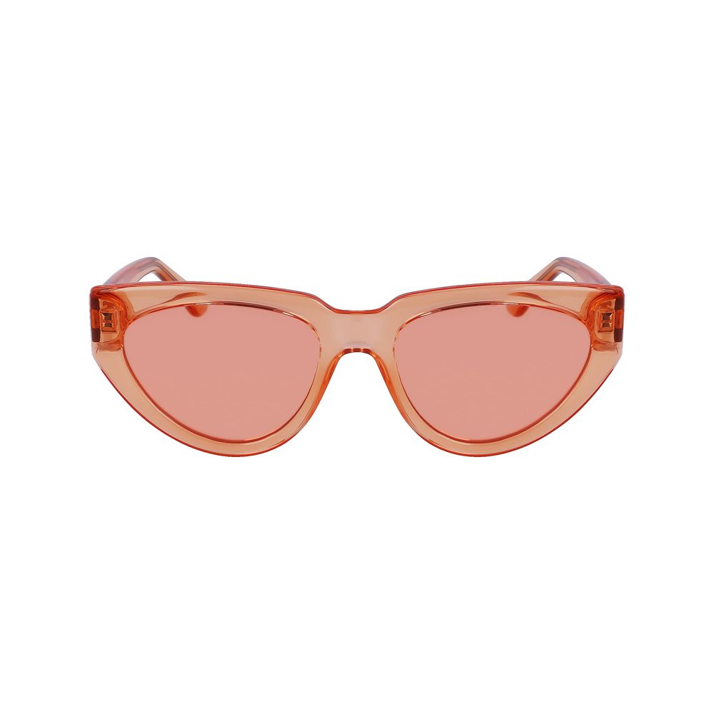 Karl Lagerfeld Orange gespritzte Sonnenbrille