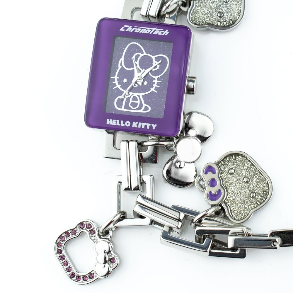 Chronotech Silberne Armbanduhr aus Edelstahl