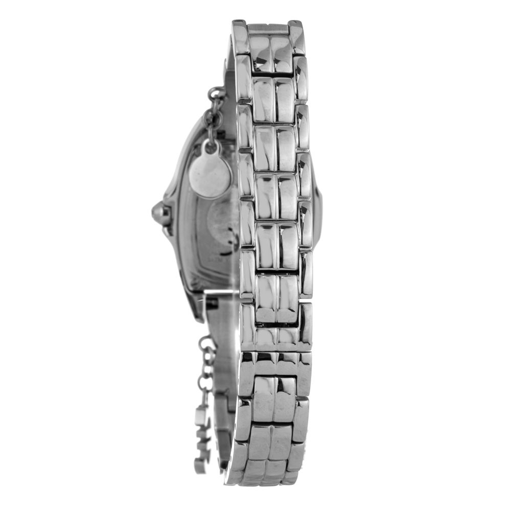 Chronotech Silberne Uhr aus Edelstahl