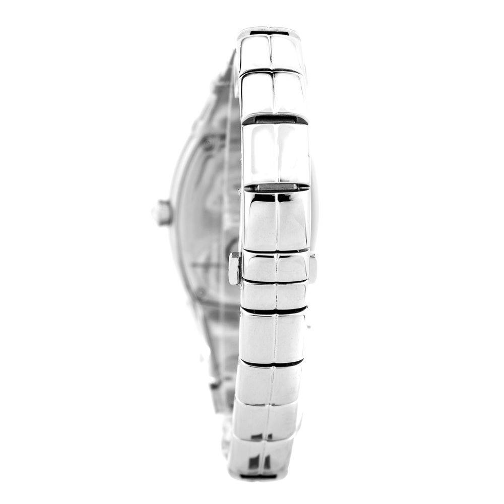 Chronotech Silberne Uhr aus Edelstahl