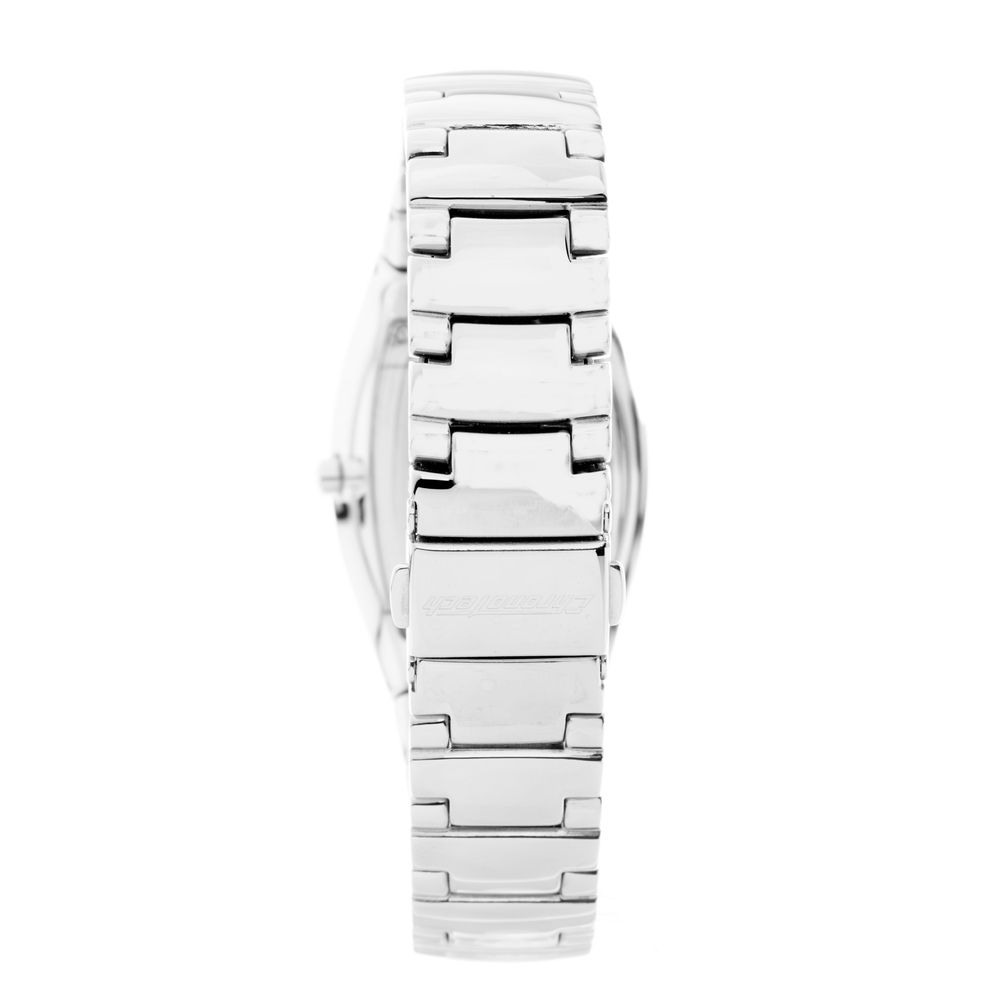 Chronotech Silberne Uhr aus Edelstahl