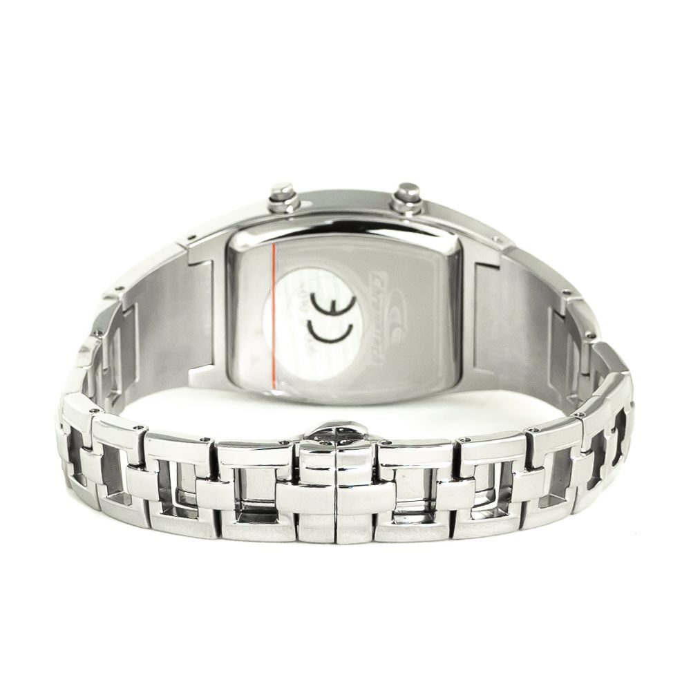 Chronotech Silberne Uhr aus Edelstahl