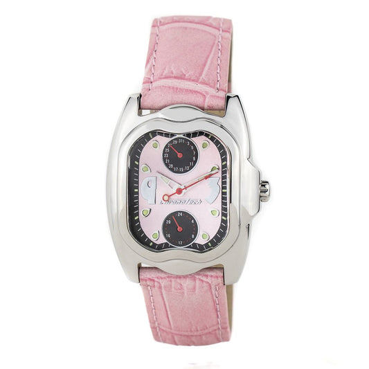 Chronotech Multicolor-Leder-Armbanduhr
