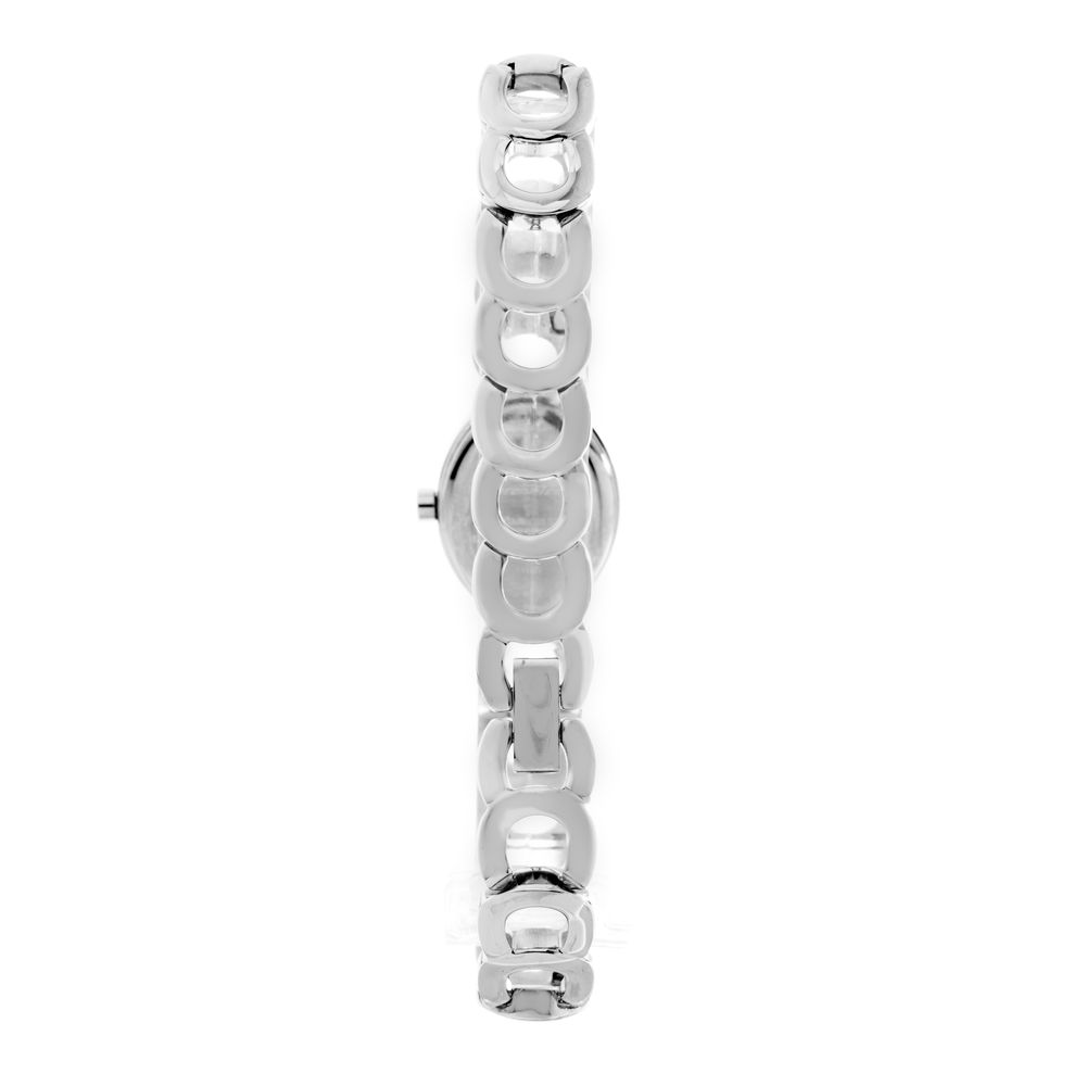 Chronotech Silberne Uhr aus Edelstahl