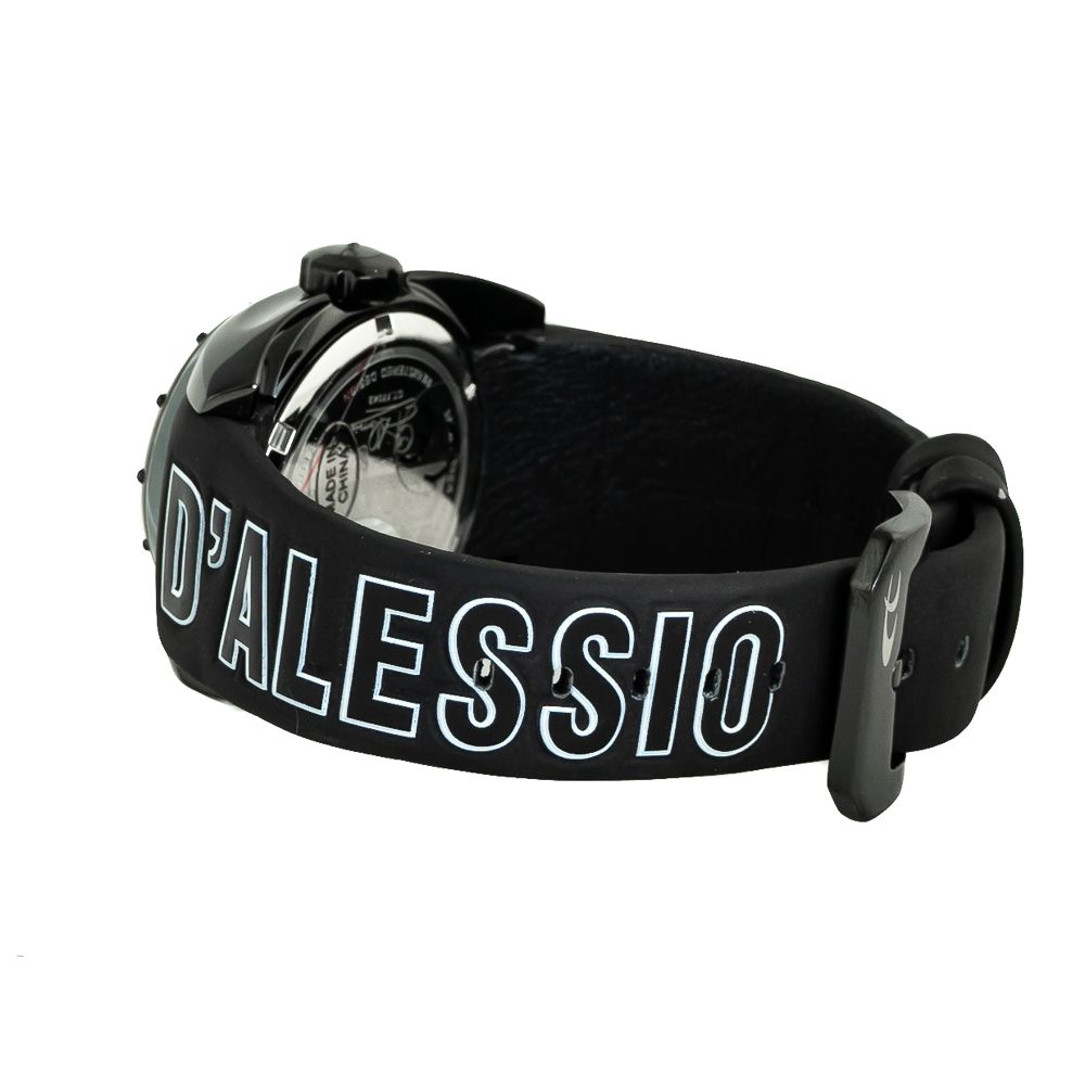 Chronotech Schwarze Gummisportuhr