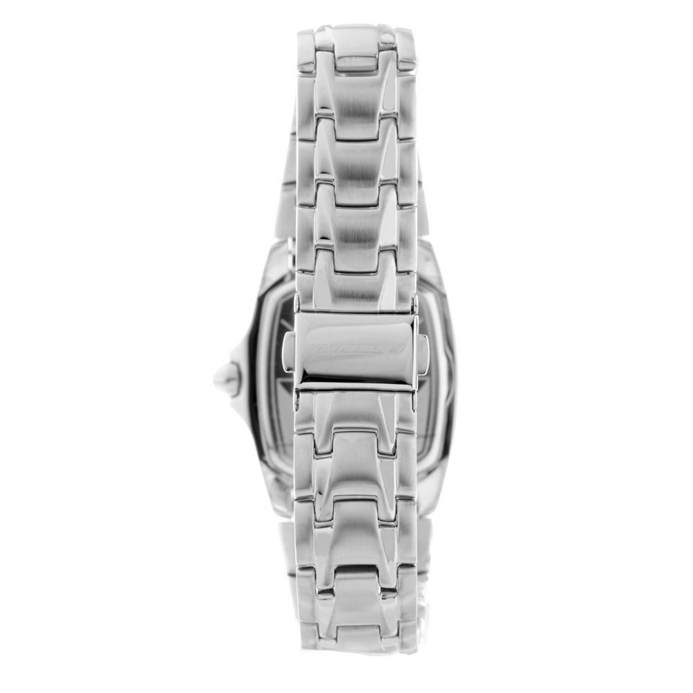 Chronotech Silberne Uhr aus Edelstahl