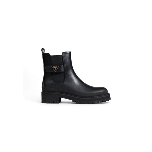 Guess Schwarze Polyethylen-Ankle-Boots